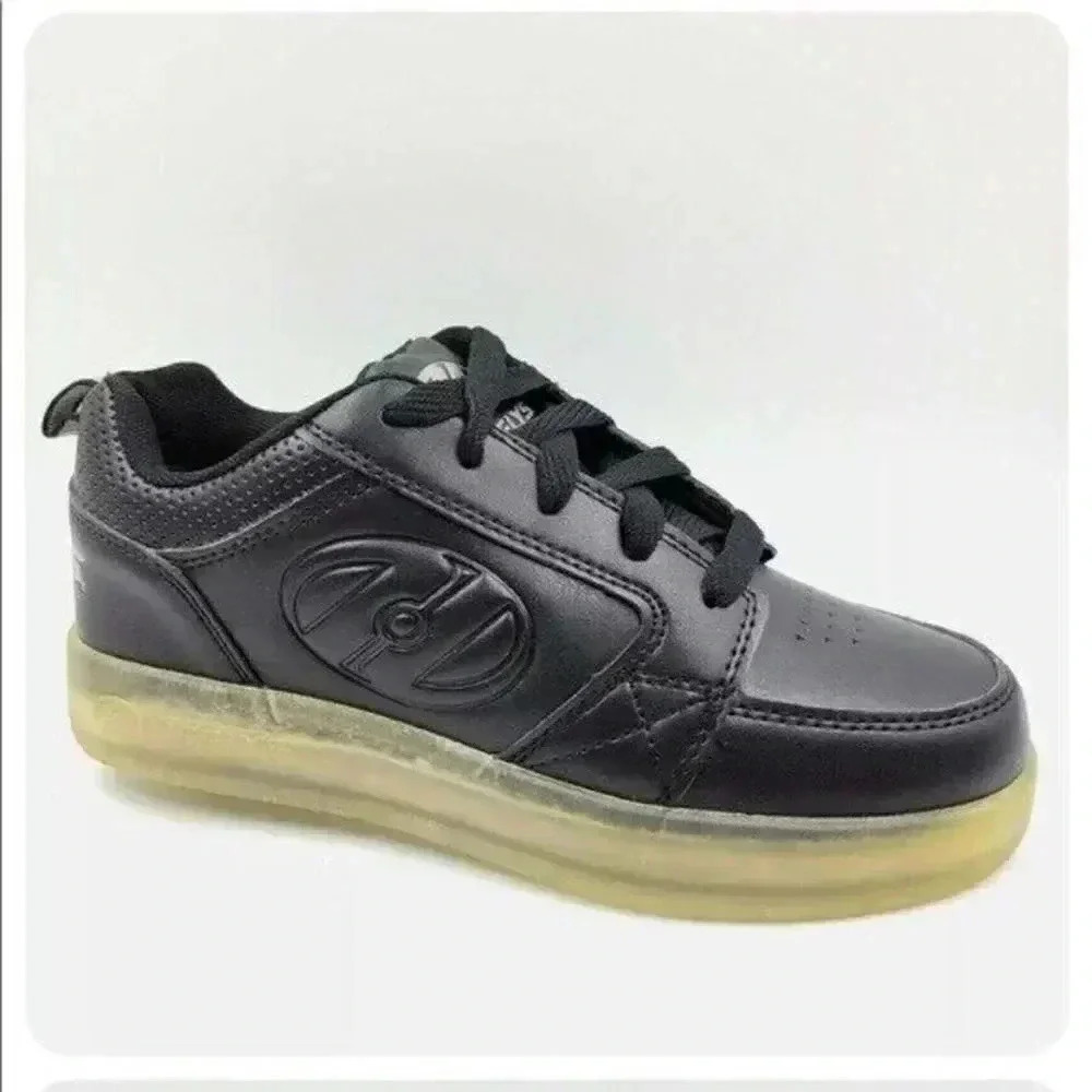 Heelys Premium 1 Lo Skate Shoes Lace Up with Wheels 3Y
